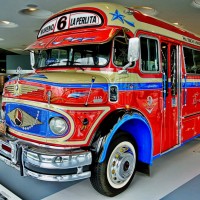 Argentinian coach bus @ Mercedes-Benz Museum Stuttgart