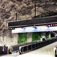 Stockholm metro art