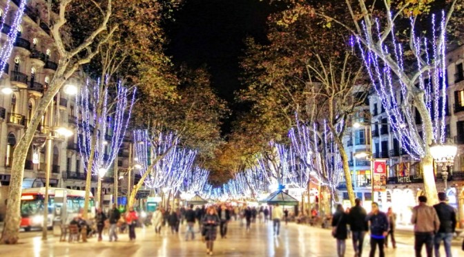 Barcelona in decembrie