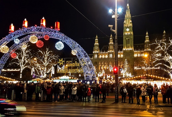 Targ de Craciun Viena Rathaus