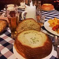 Garlic soup @ Slovak Pub