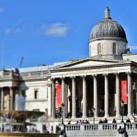 Galeria Nationala si Trafalgar Square