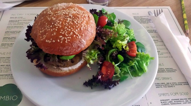 Burger vegetarian @ Simbio